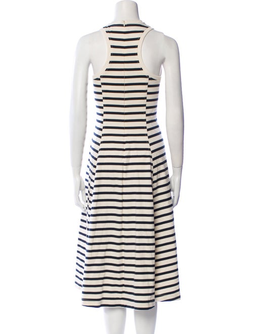 T by Alexander Wang Striped Midi Length Dress