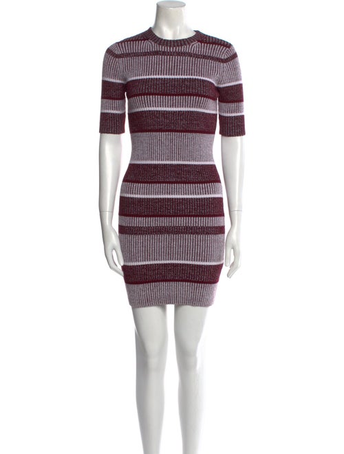 T by Alexander Wang Striped Mini Dress