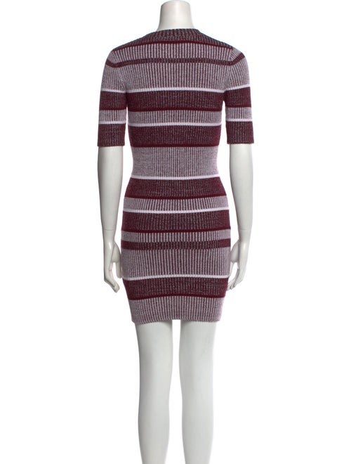 T by Alexander Wang Striped Mini Dress