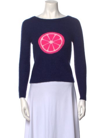 Two Bees Cashmere Knitwear Graphic Print Sweater S