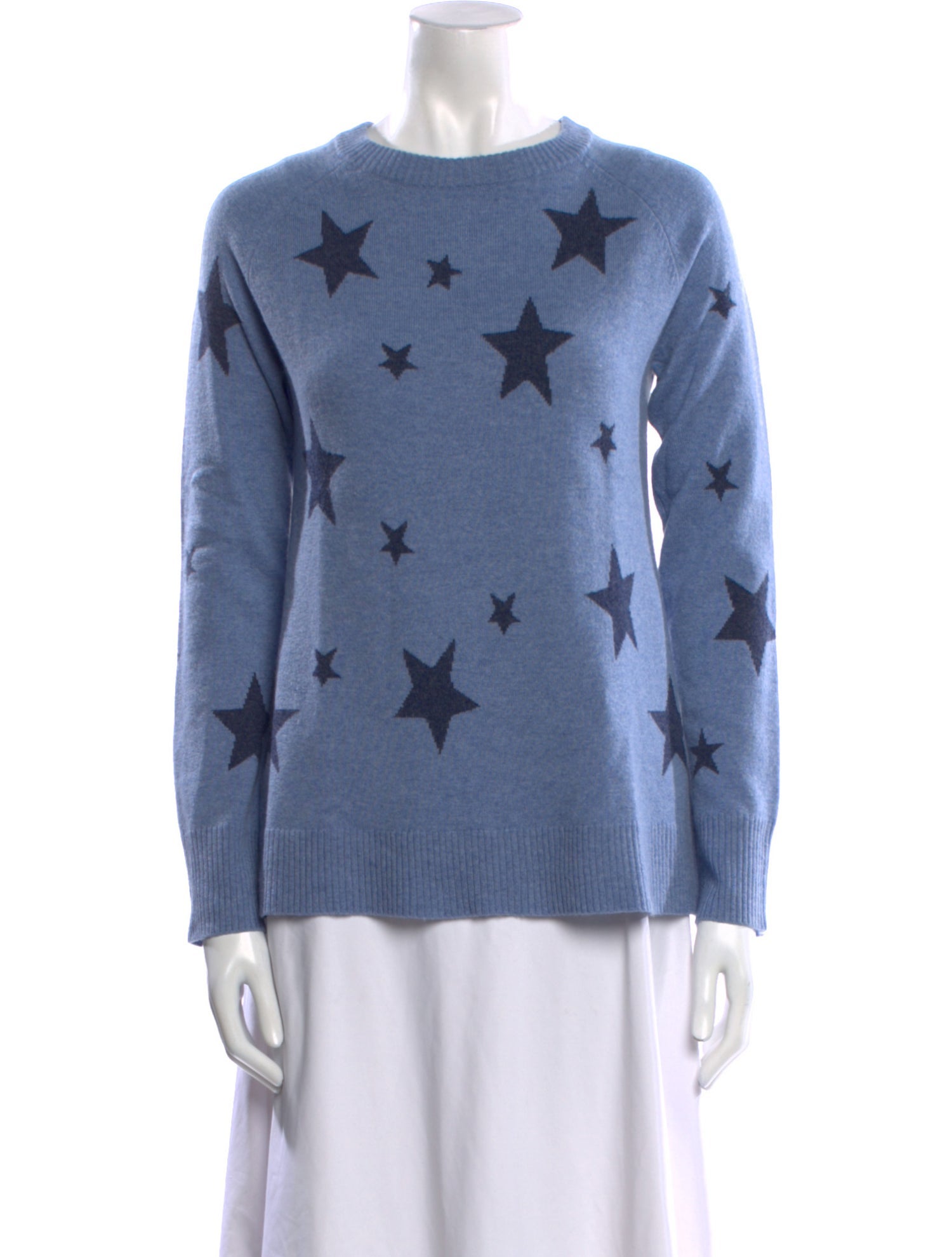 Two Bees Cashmere Wool Printed Sweater
