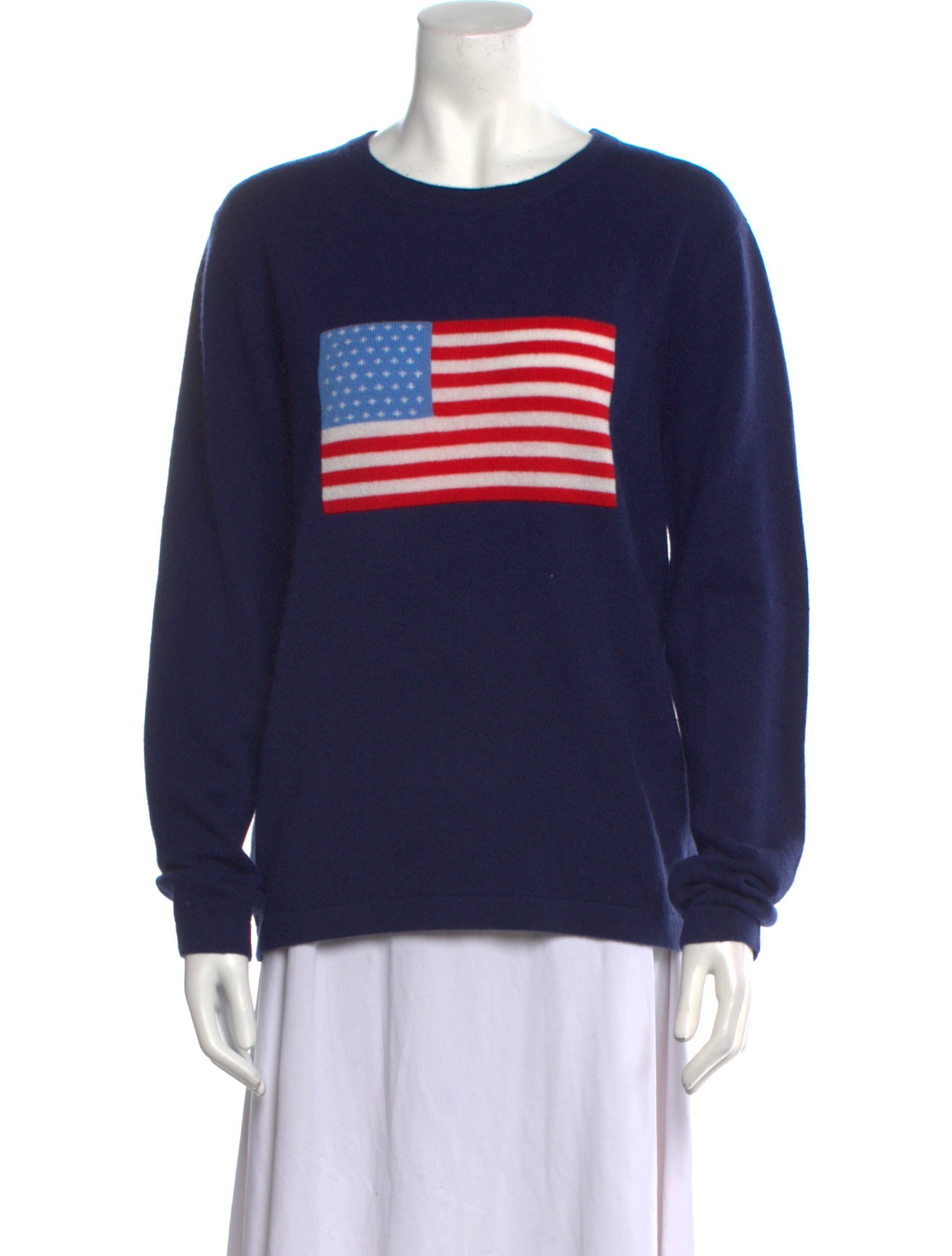 Two Bees Cashmere Cashmere Graphic Print Sweater w/ Tags