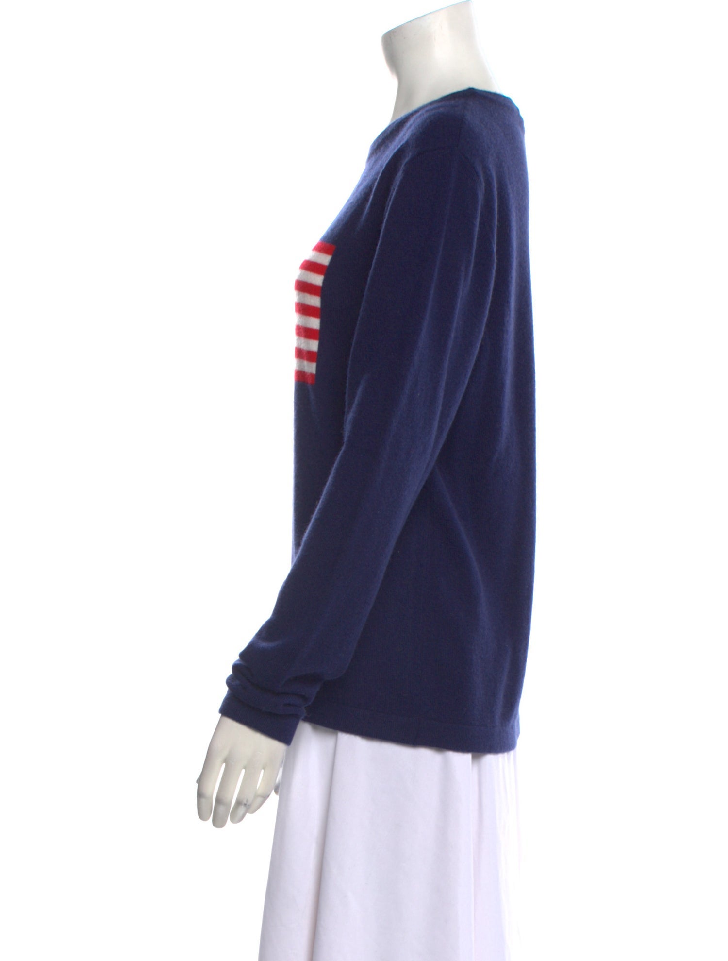 Two Bees Cashmere Cashmere Graphic Print Sweater w/ Tags