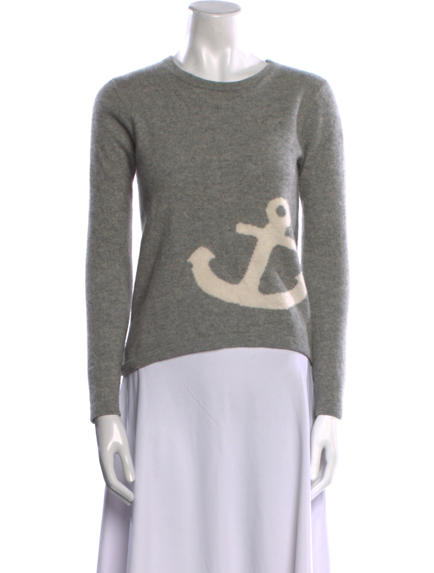 Two Bees Cashmere Cashmere Graphic Print Sweater