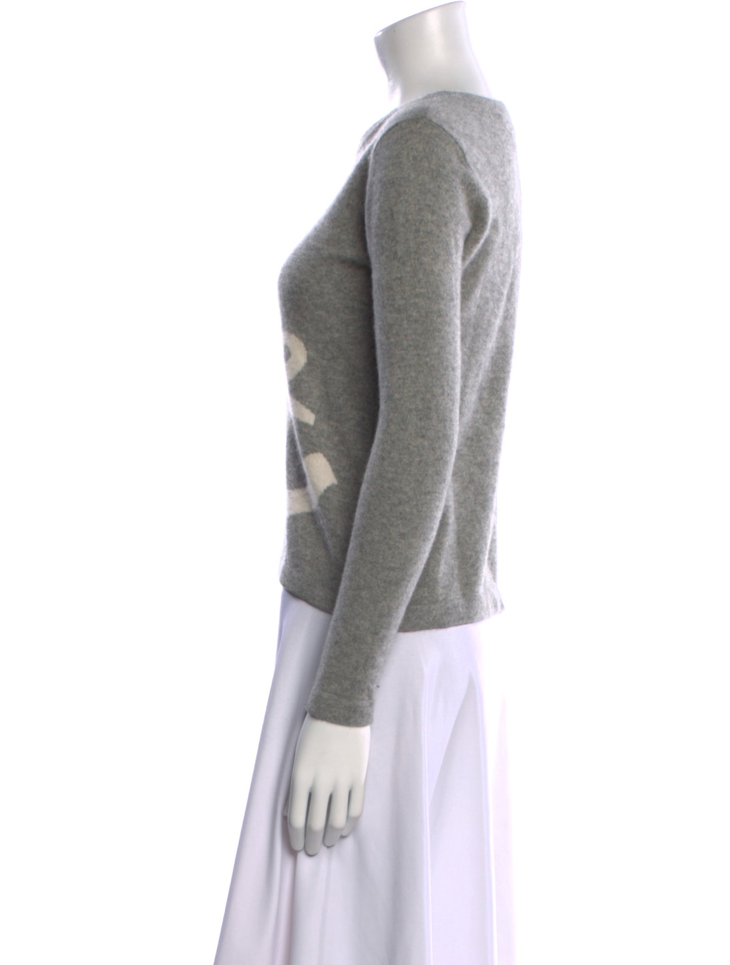 Two Bees Cashmere Cashmere Graphic Print Sweater