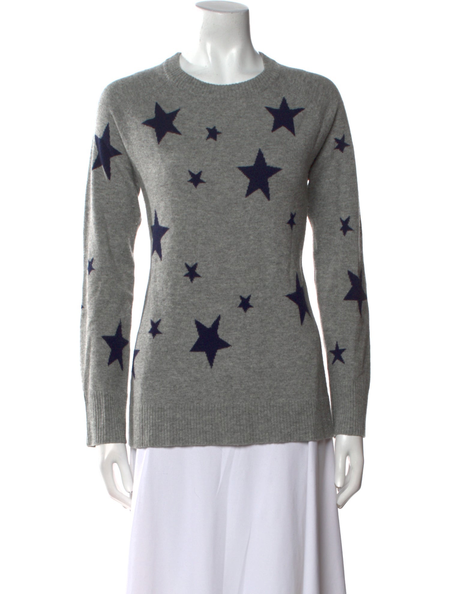 Two Bees Cashmere Wool Printed Sweater