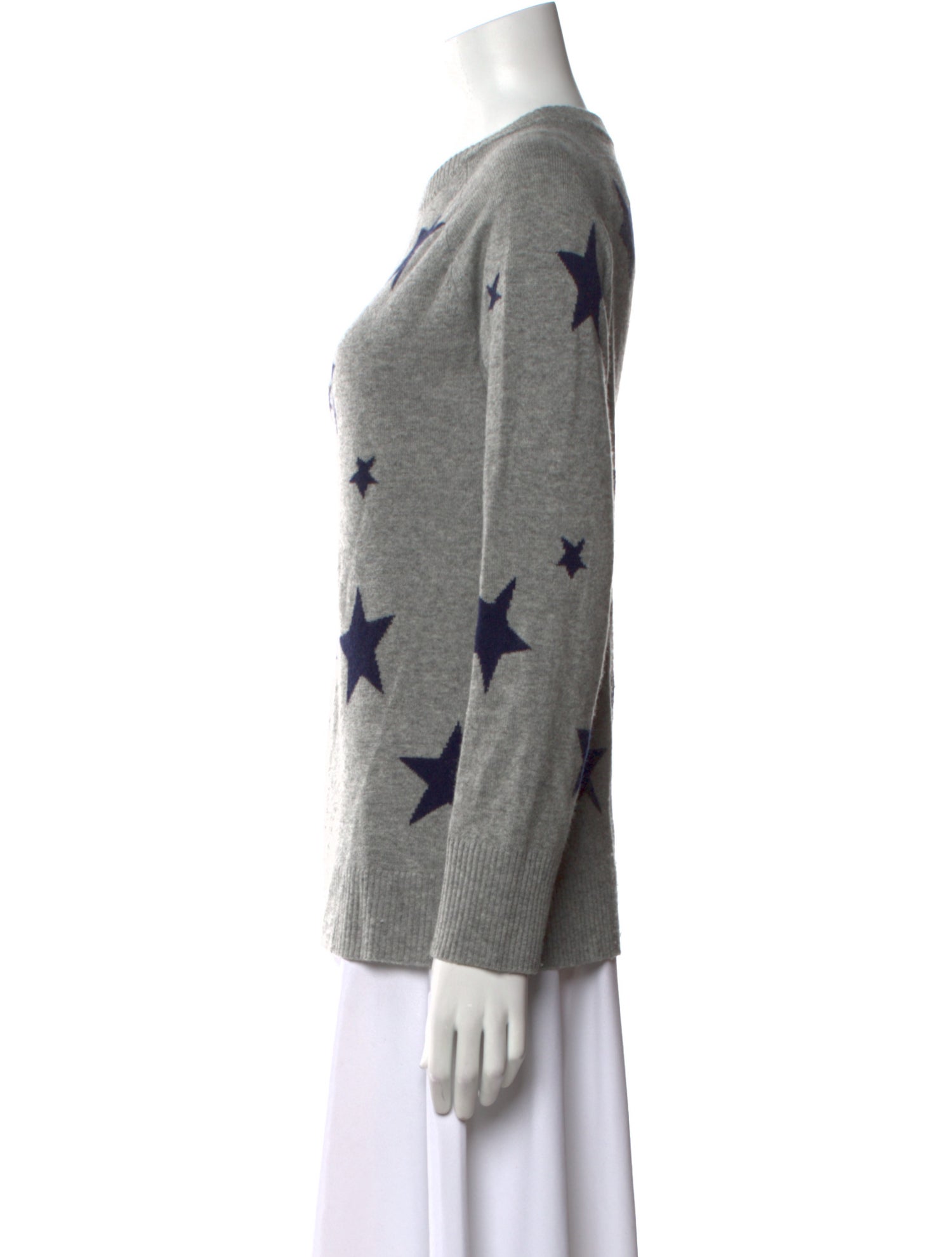 Two Bees Cashmere Wool Printed Sweater