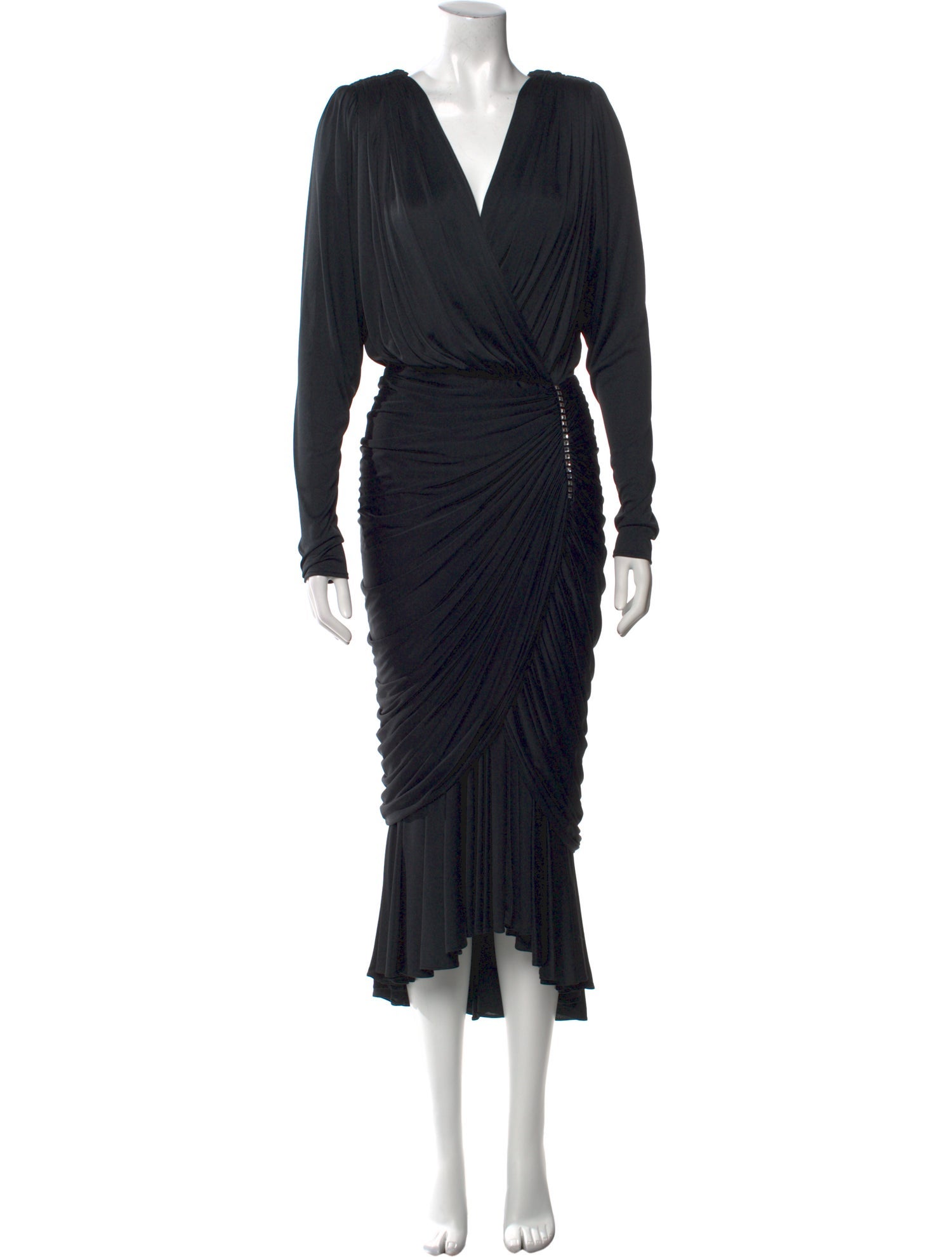 T by Tadashi V-Neck Long Dress