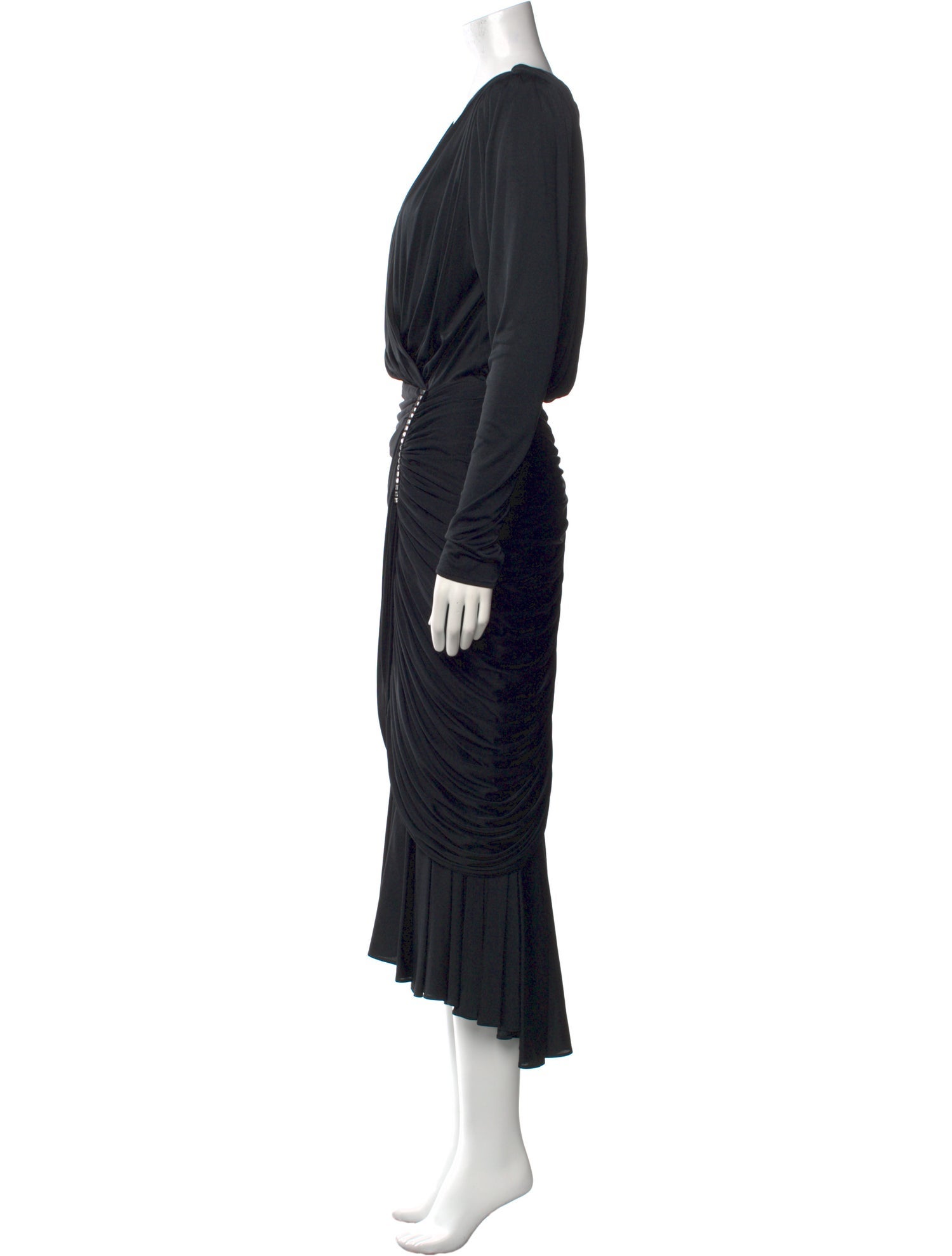 T by Tadashi V-Neck Long Dress