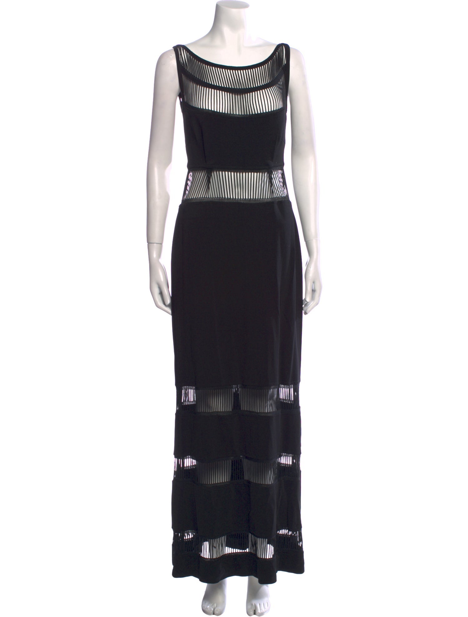 T by Tadashi Printed Long Dress