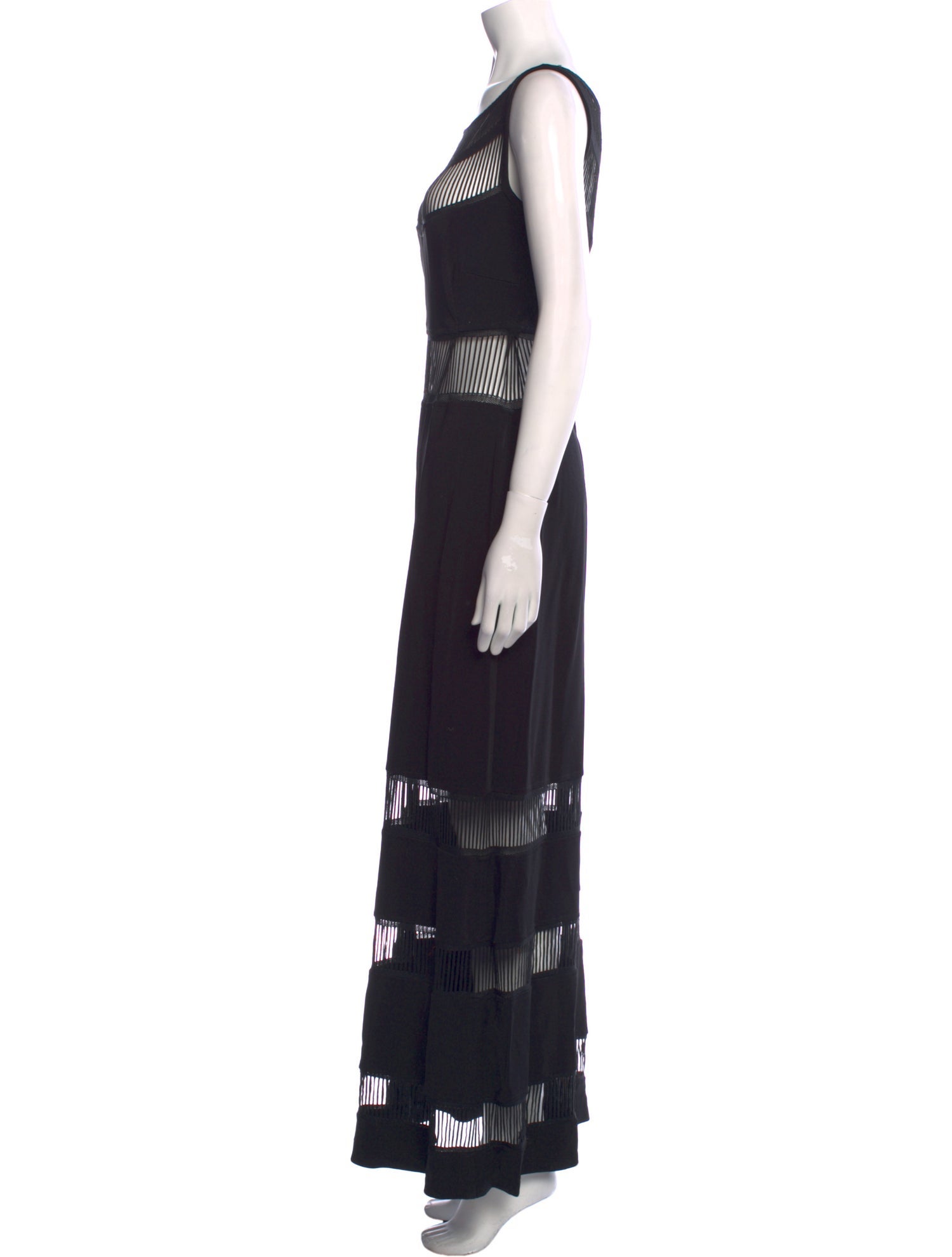 T by Tadashi Printed Long Dress