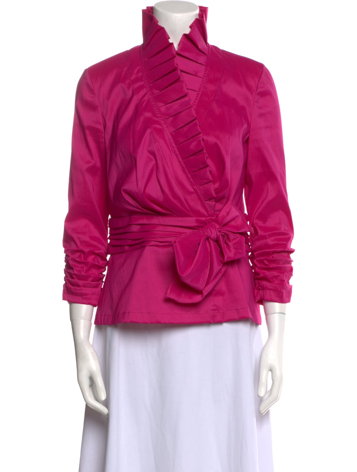 T by Tadashi V-Neck Three-Quarter Sleeve Blouse