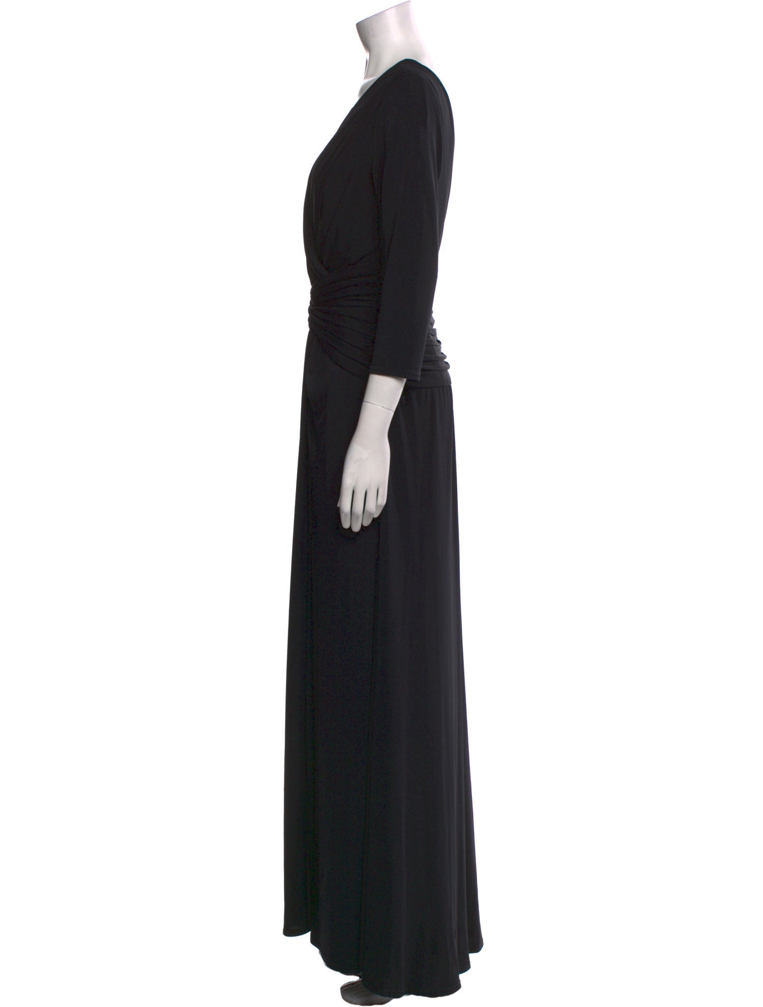 T by Tadashi V-Neck Long Dress