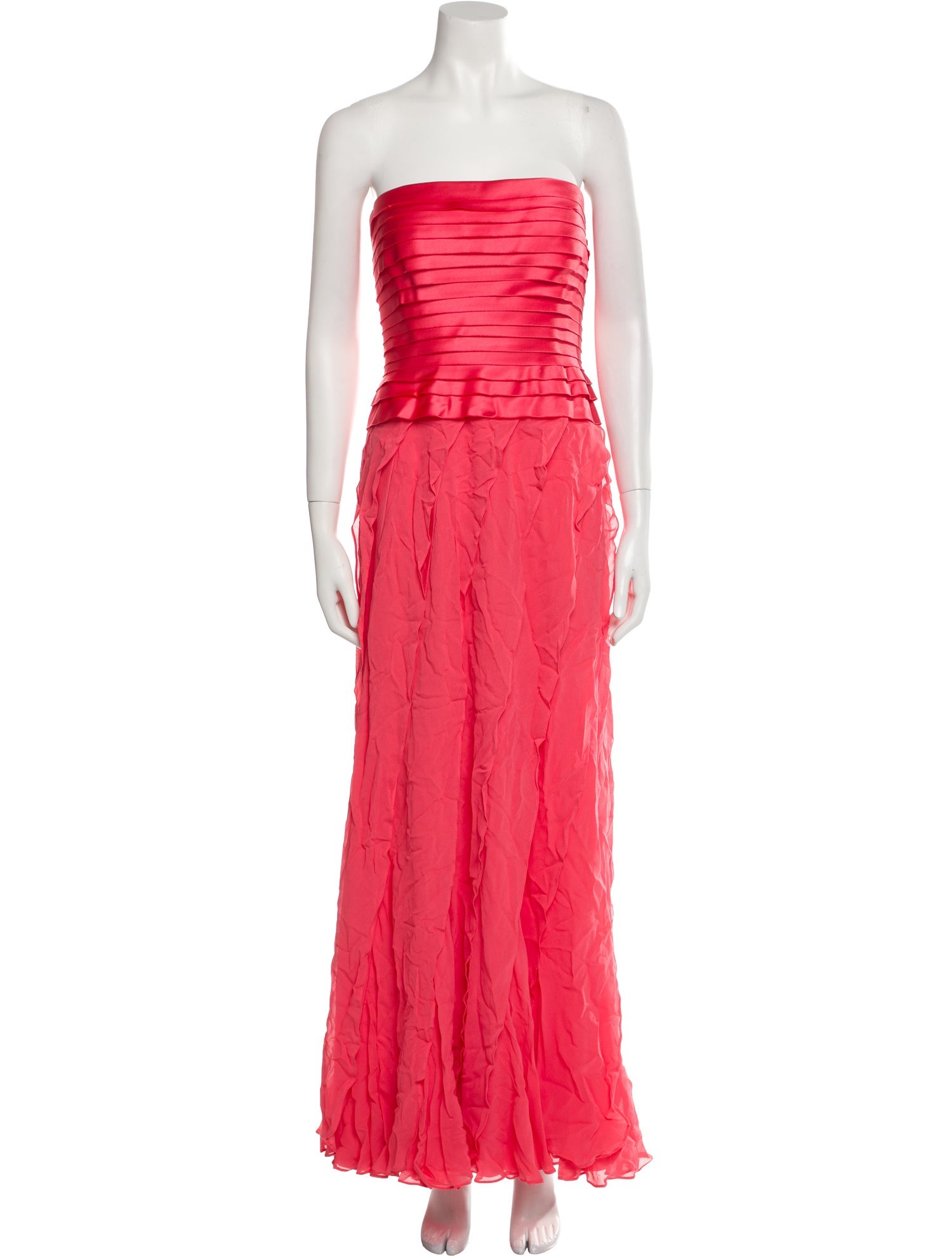 T by Tadashi Silk Long Dress