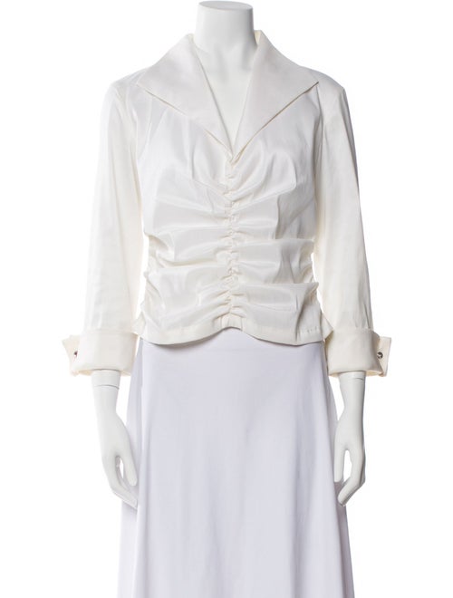 T by Tadashi Long Sleeve Button-Up Top