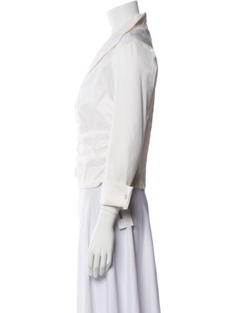 T by Tadashi Long Sleeve Button-Up Top