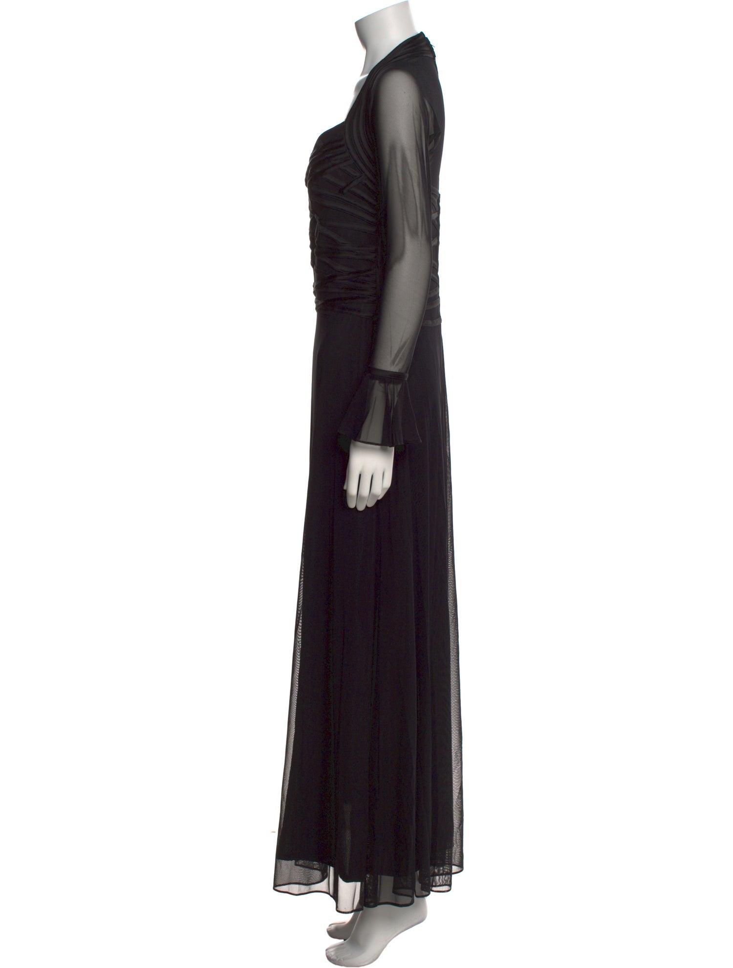T by Tadashi Nylon Long Dress