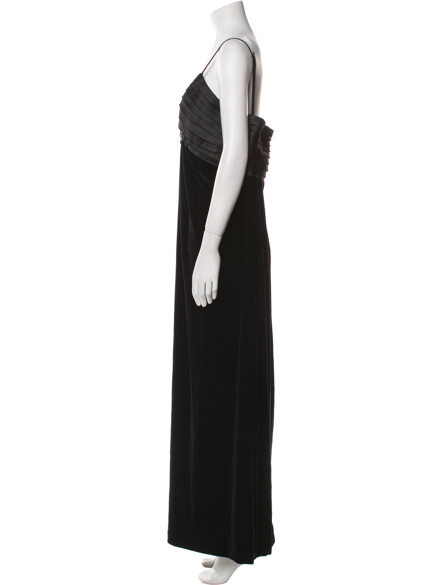 T by Tadashi V-Neck Long Dress