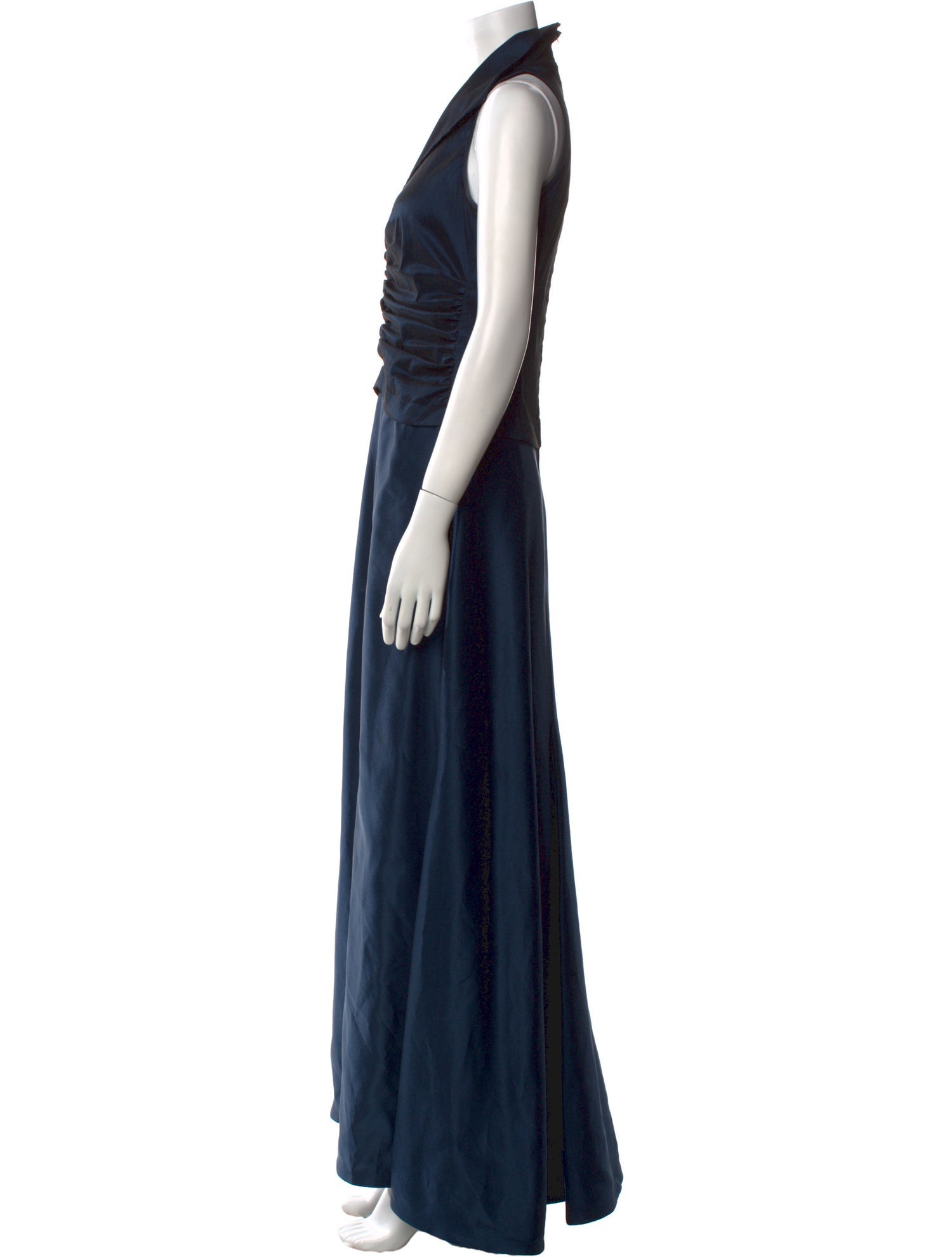 T by Tadashi Halterneck Long Dress