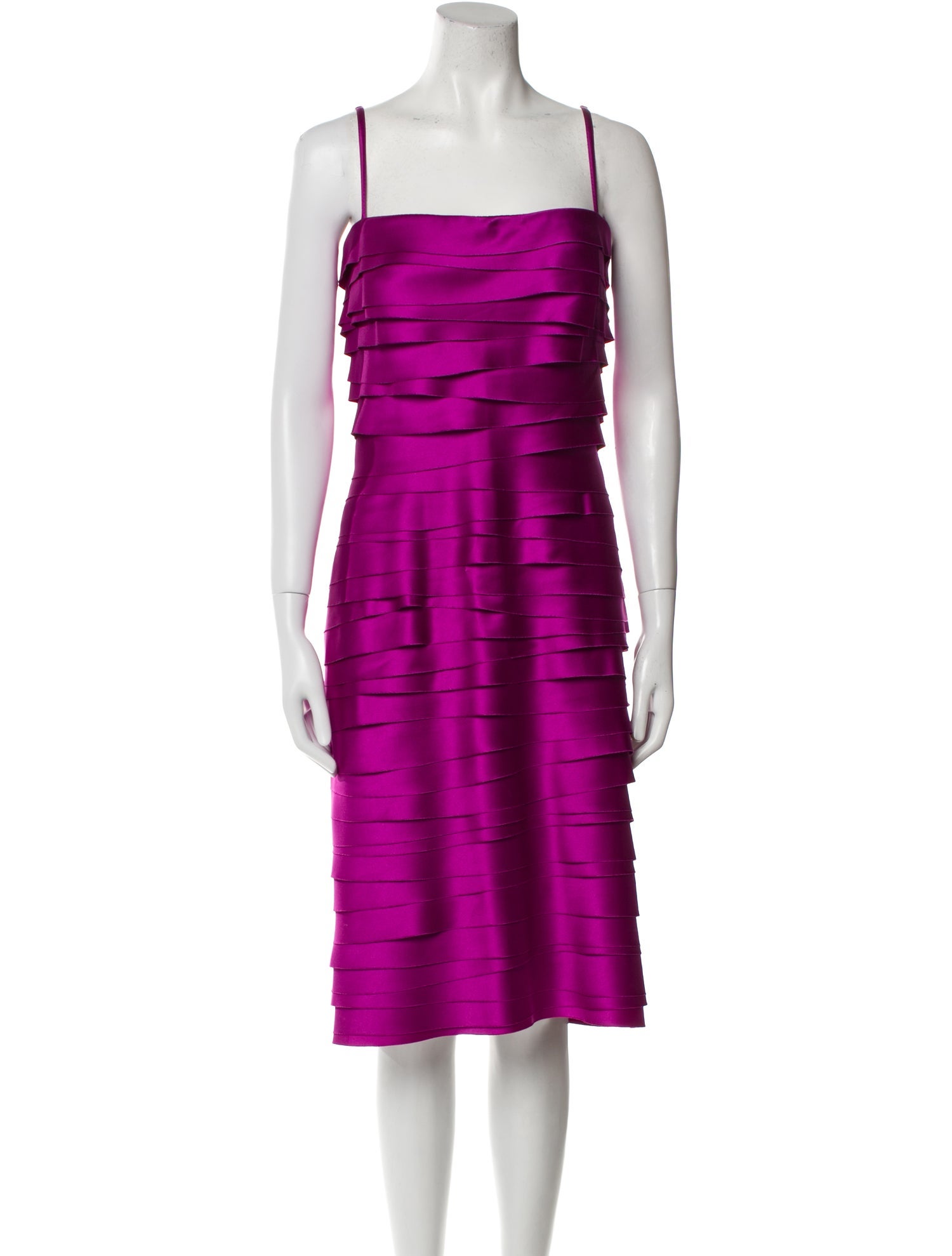 T by Tadashi Striped Knee-Length Dress