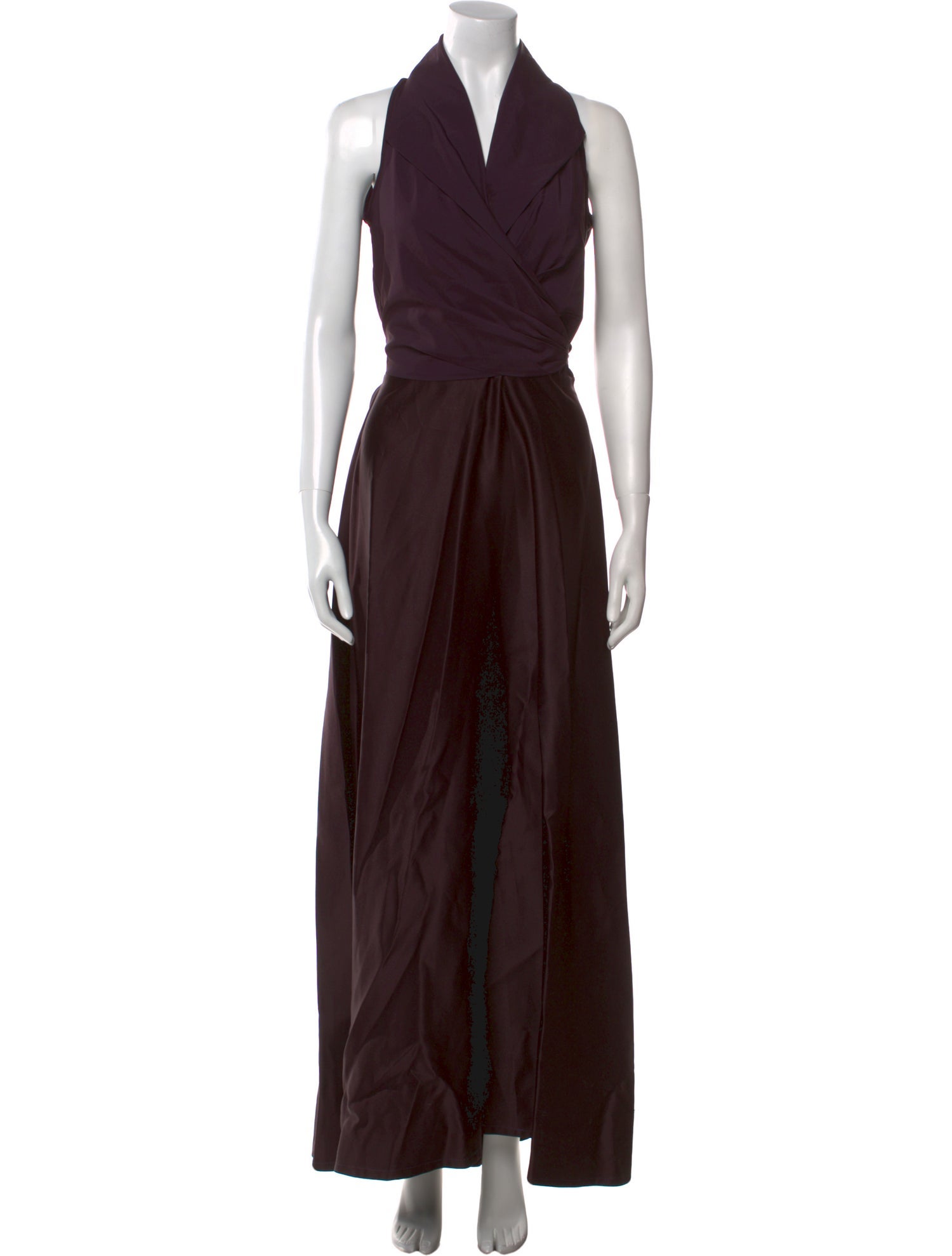 T by Tadashi Halterneck Long Dress