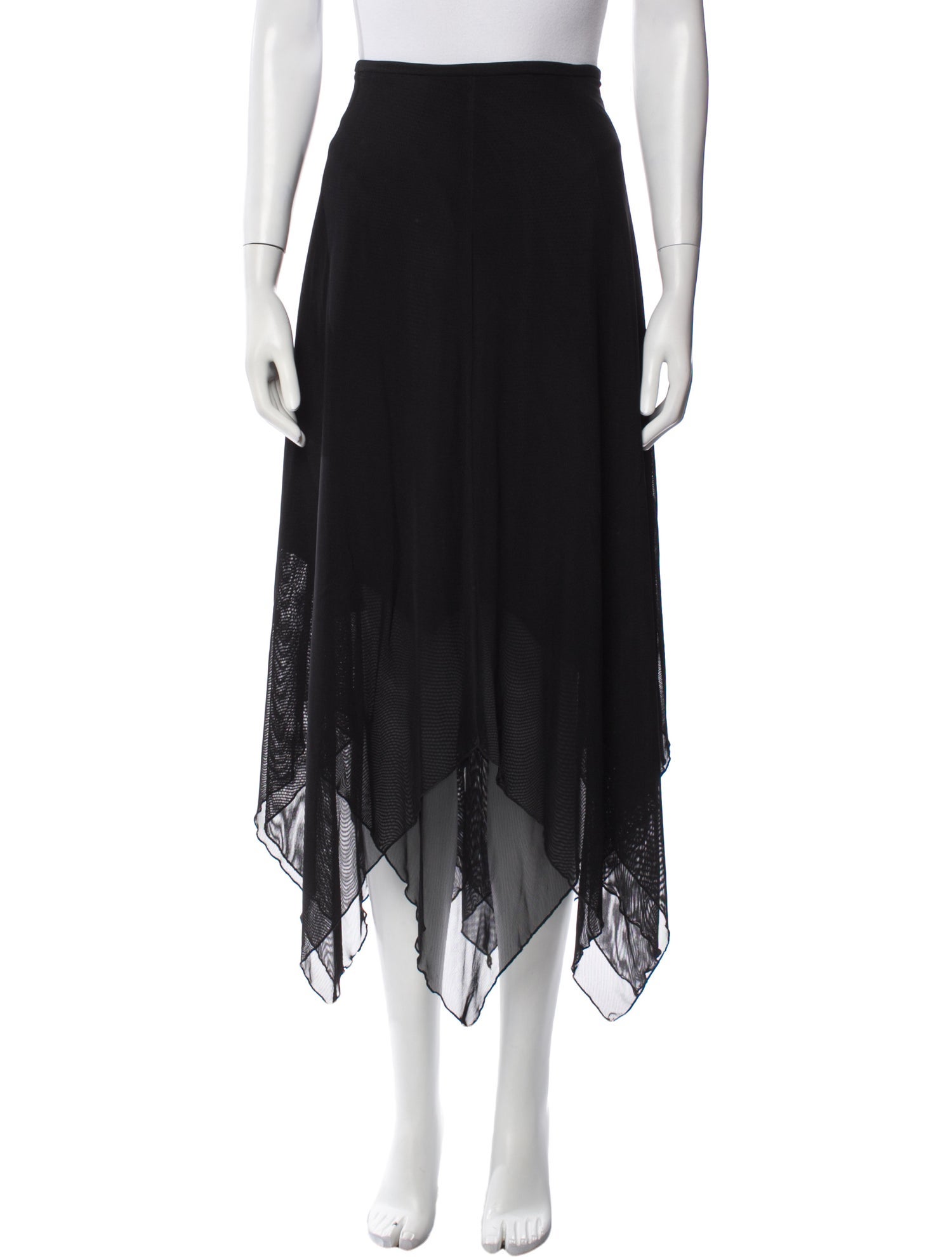 T by Tadashi Nylon Midi Length Skirt