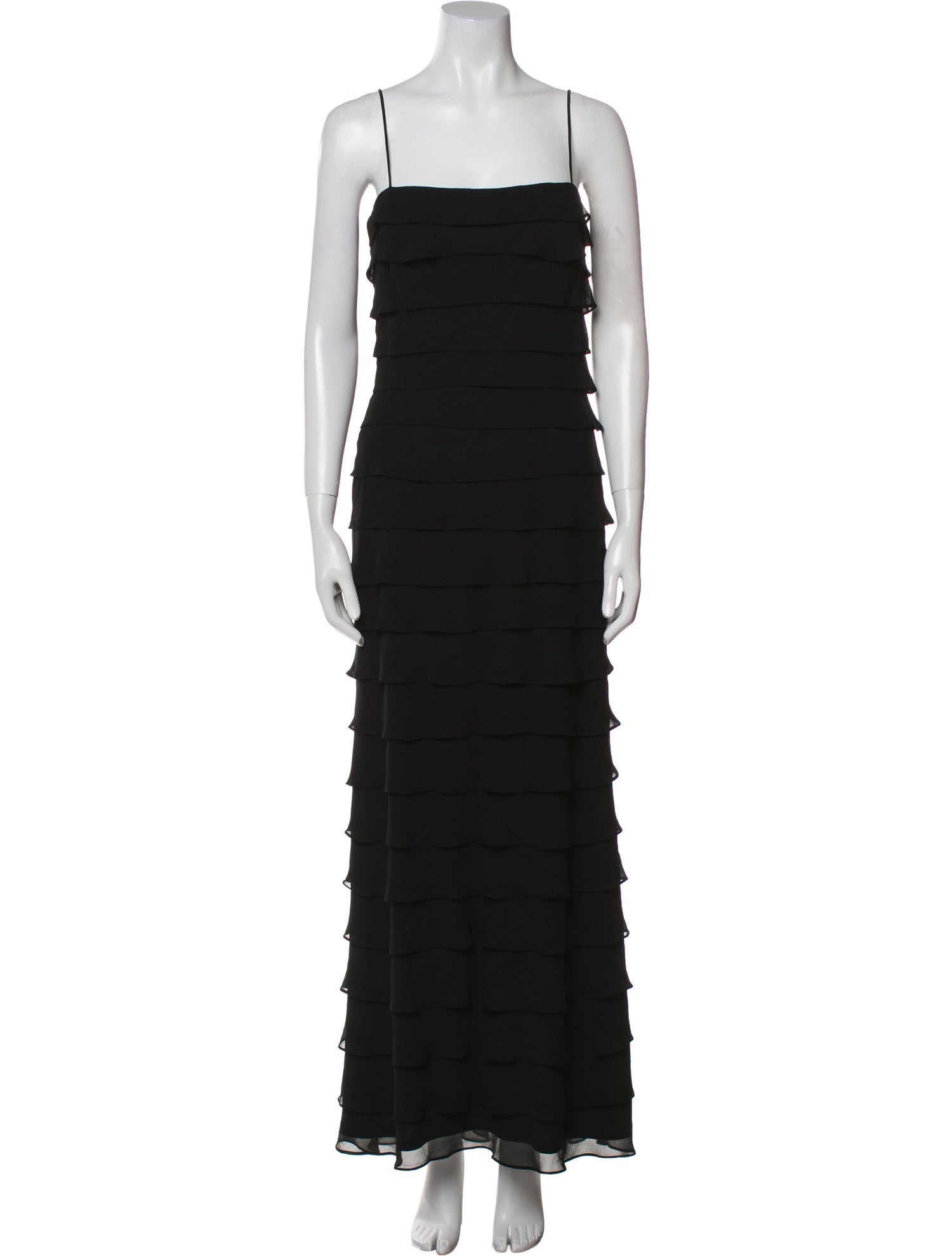 T by Tadashi Square Neckline Long Dress