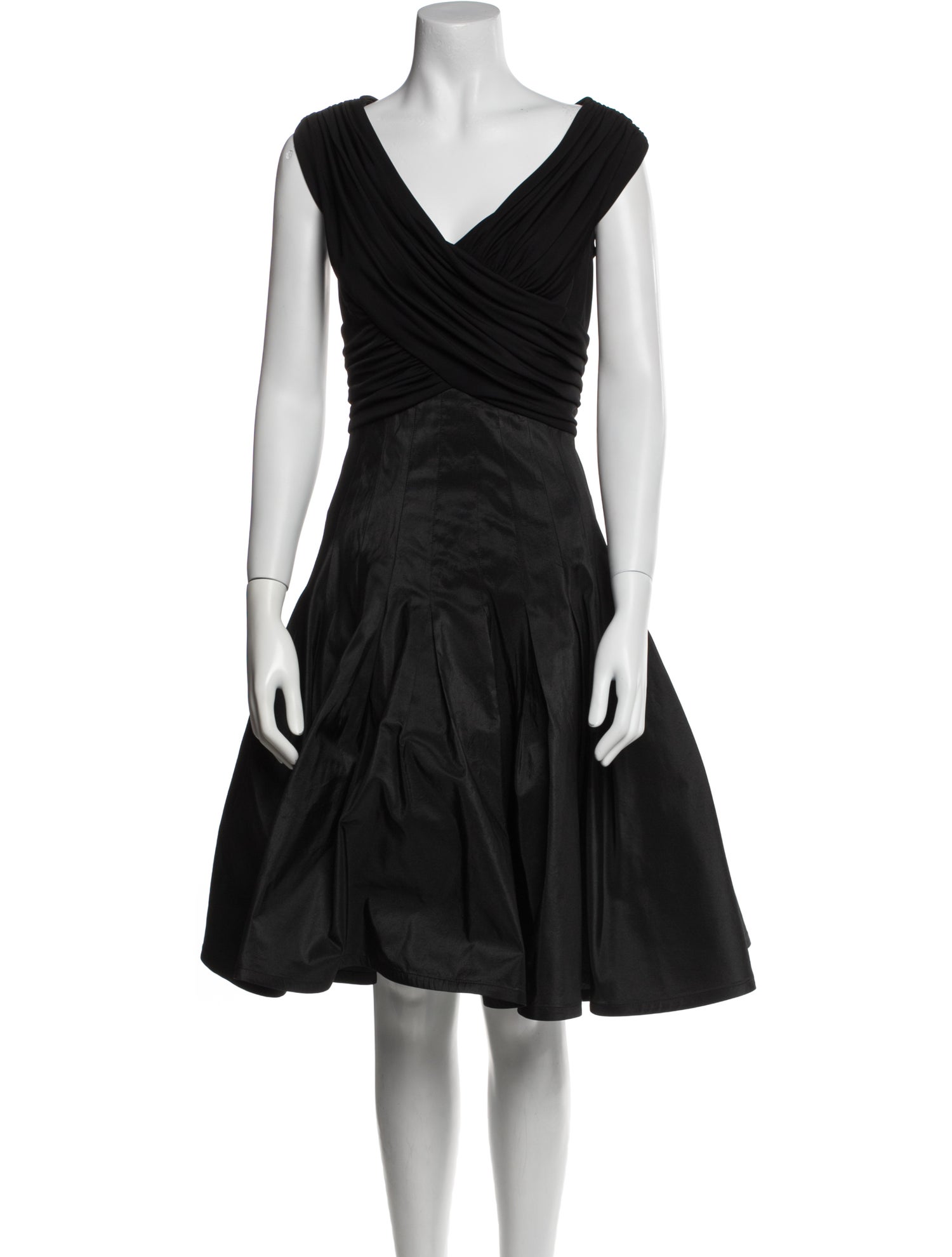 T by Tadashi Silk Knee-Length Dress