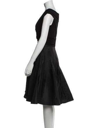 T by Tadashi Silk Knee-Length Dress