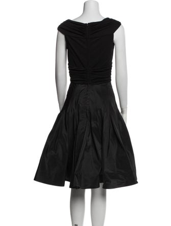 T by Tadashi Silk Knee-Length Dress