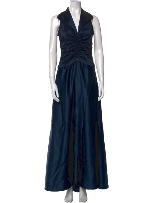 T by Tadashi Halterneck Long Dress