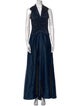 T by Tadashi Halterneck Long Dress