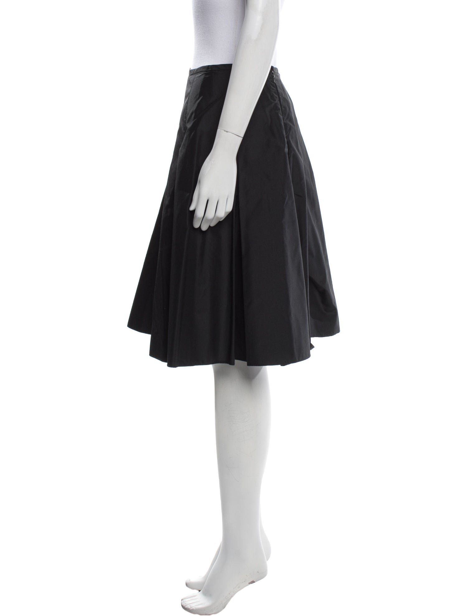 T by Tadashi Silk Knee-Length Skirt