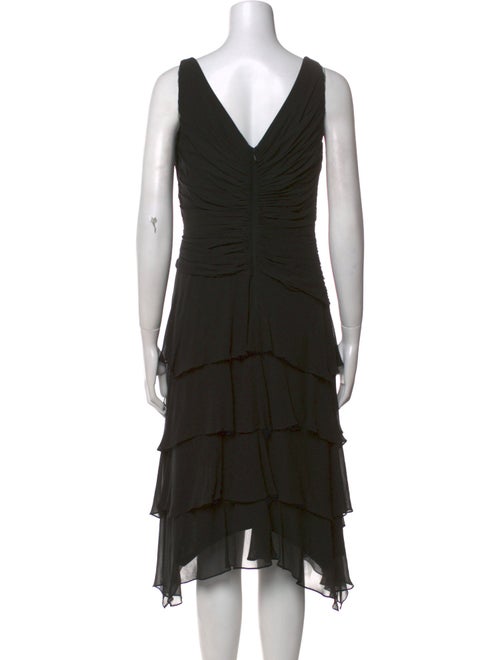 T by Tadashi Silk Midi Length Dress