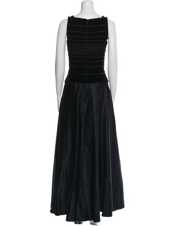 T by Tadashi Square Neckline Long Dress