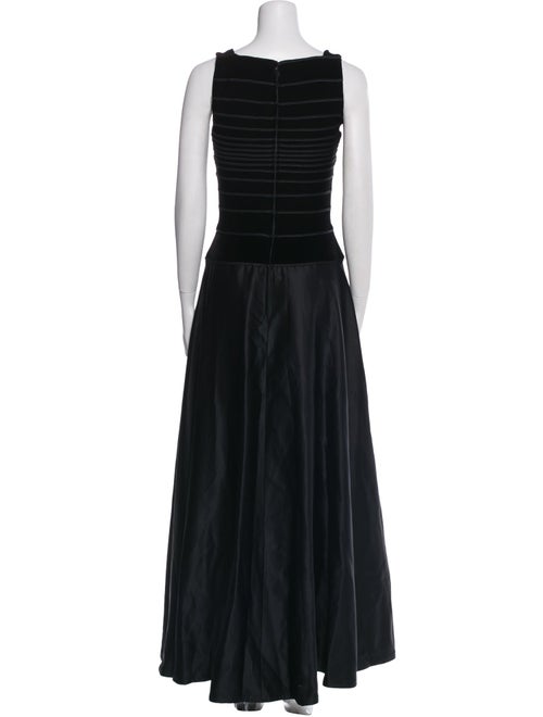T by Tadashi Square Neckline Long Dress