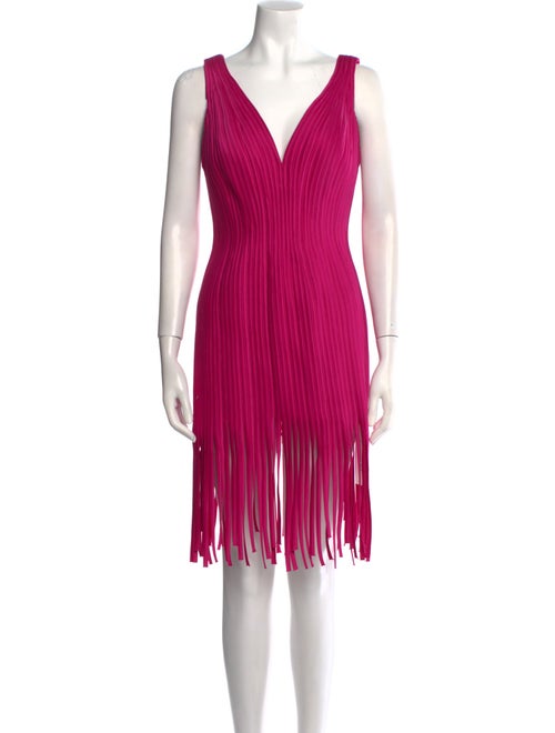 T by Tadashi V-Neck Knee-Length Dress