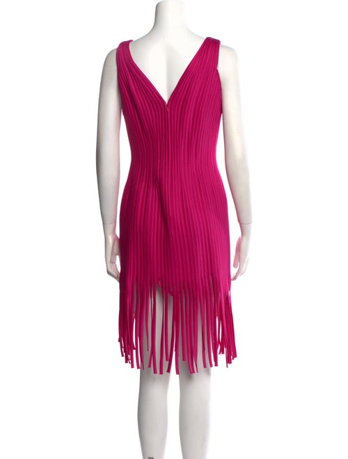 T by Tadashi V-Neck Knee-Length Dress