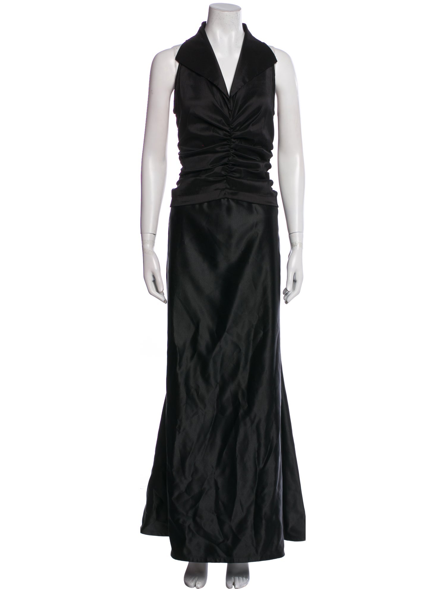 T by Tadashi Halterneck Long Dress