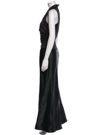 T by Tadashi Halterneck Long Dress