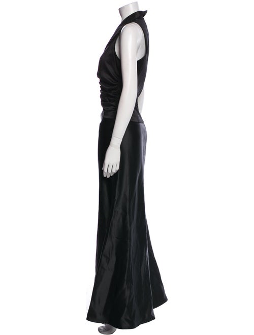 T by Tadashi Halterneck Long Dress