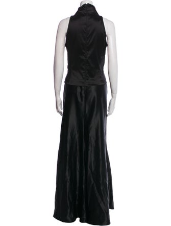 T by Tadashi Halterneck Long Dress