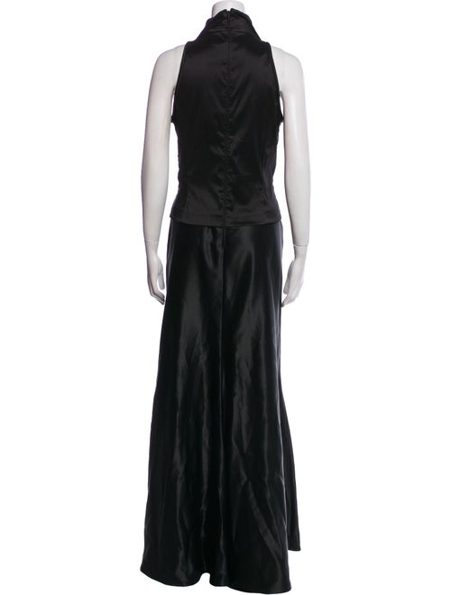 T by Tadashi Halterneck Long Dress