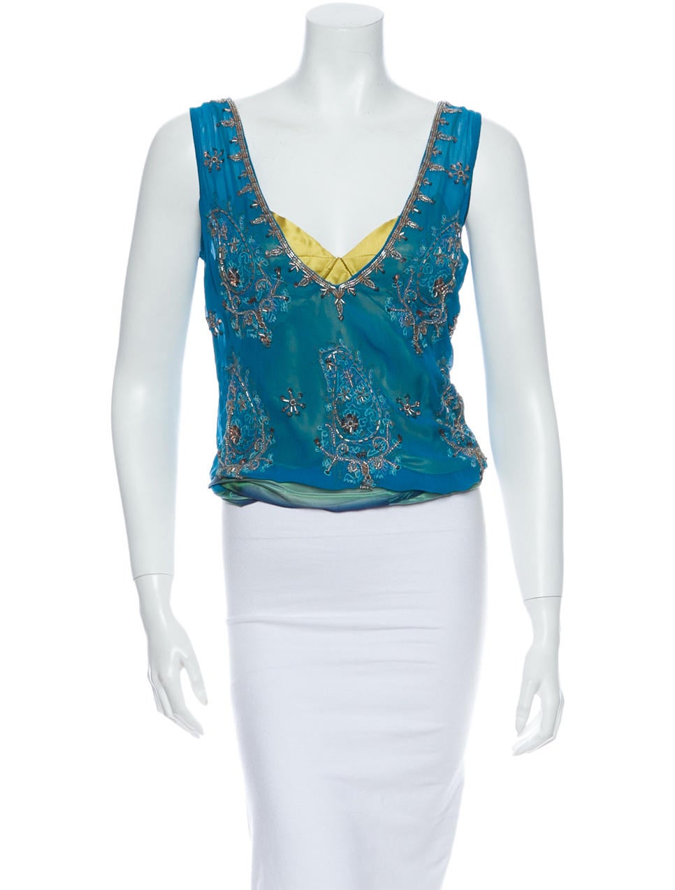 Tracy Reese Beaded Top