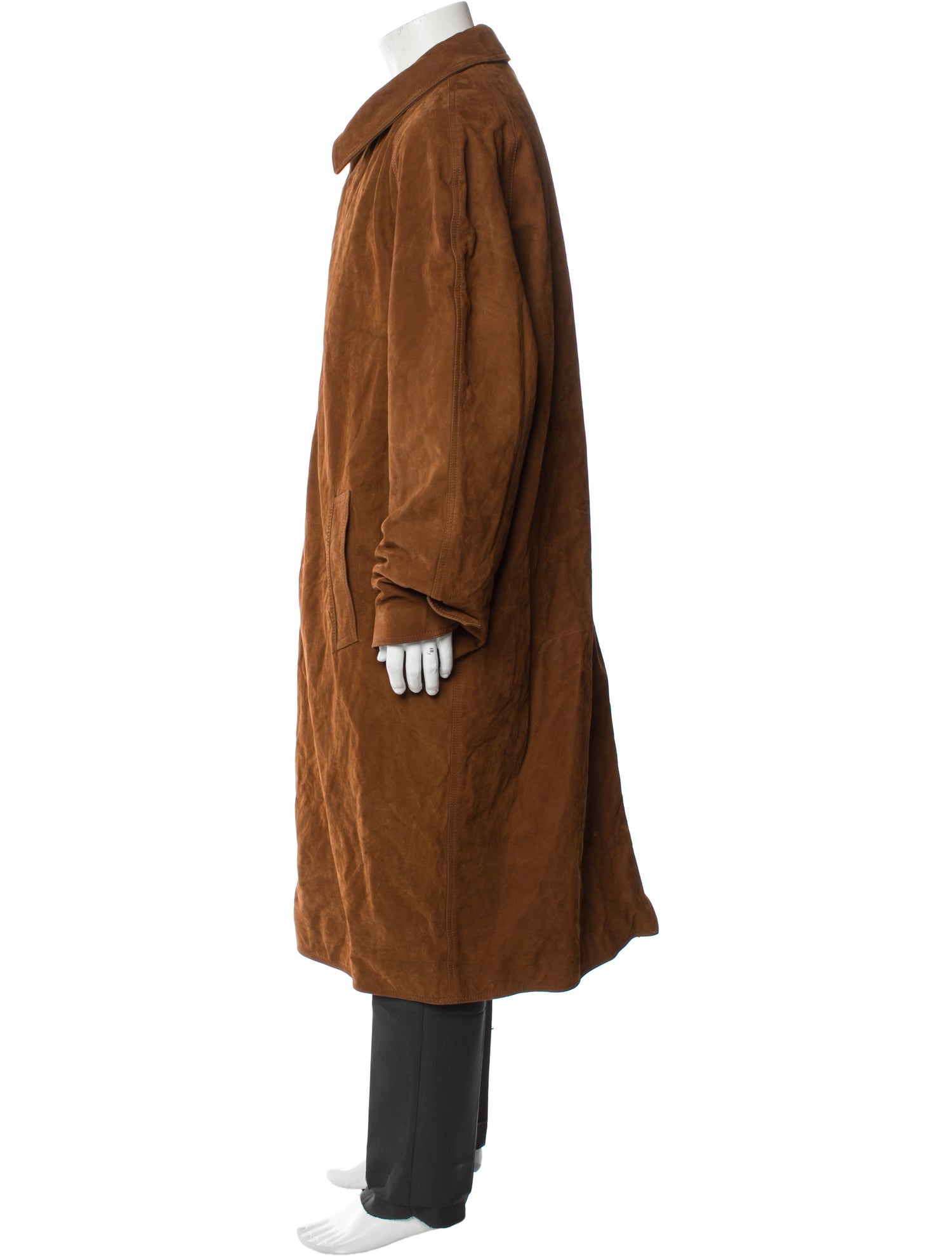 Tanino Crisci Leather Overcoat