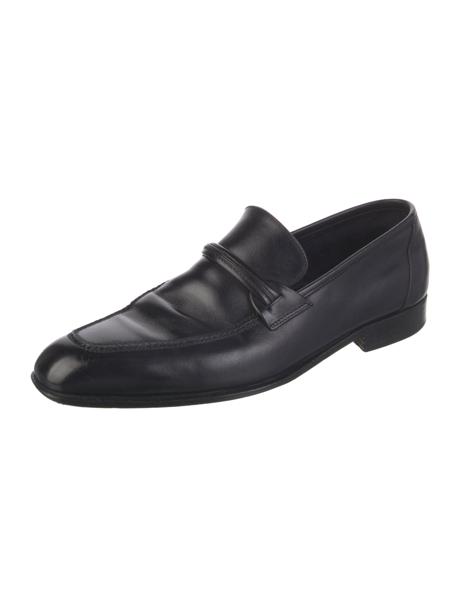 Tanino Crisci Leather Dress Loafers