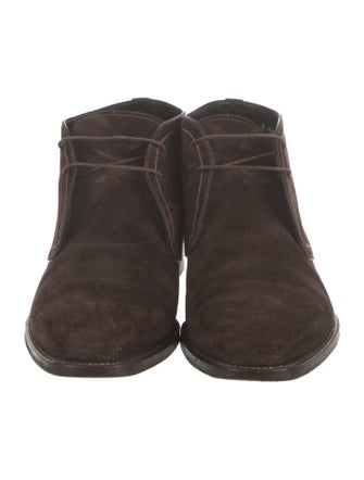 Tanino Crisci Suede Lace-Up Boots