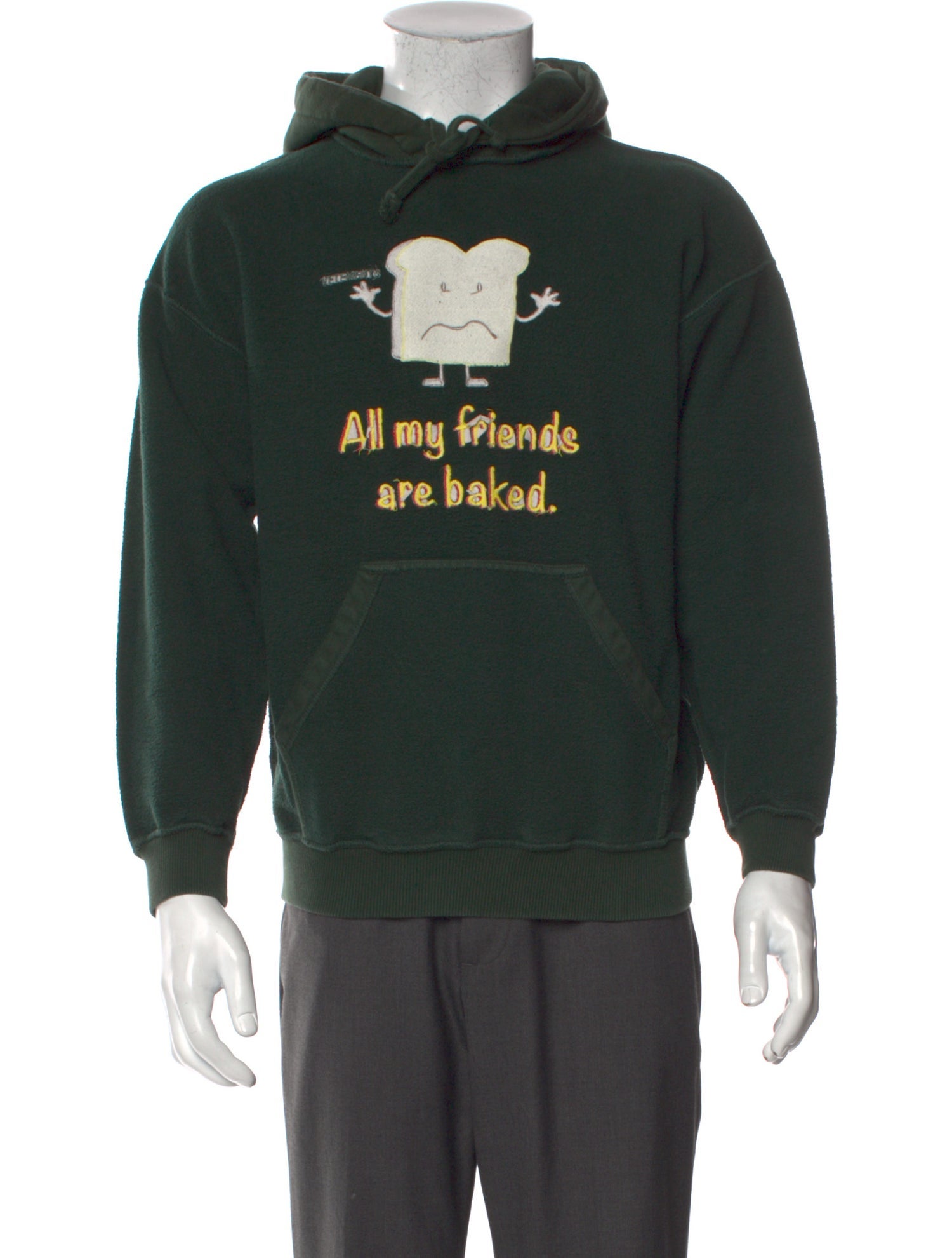 Vetements Graphic Print Crew Neck Hoodie