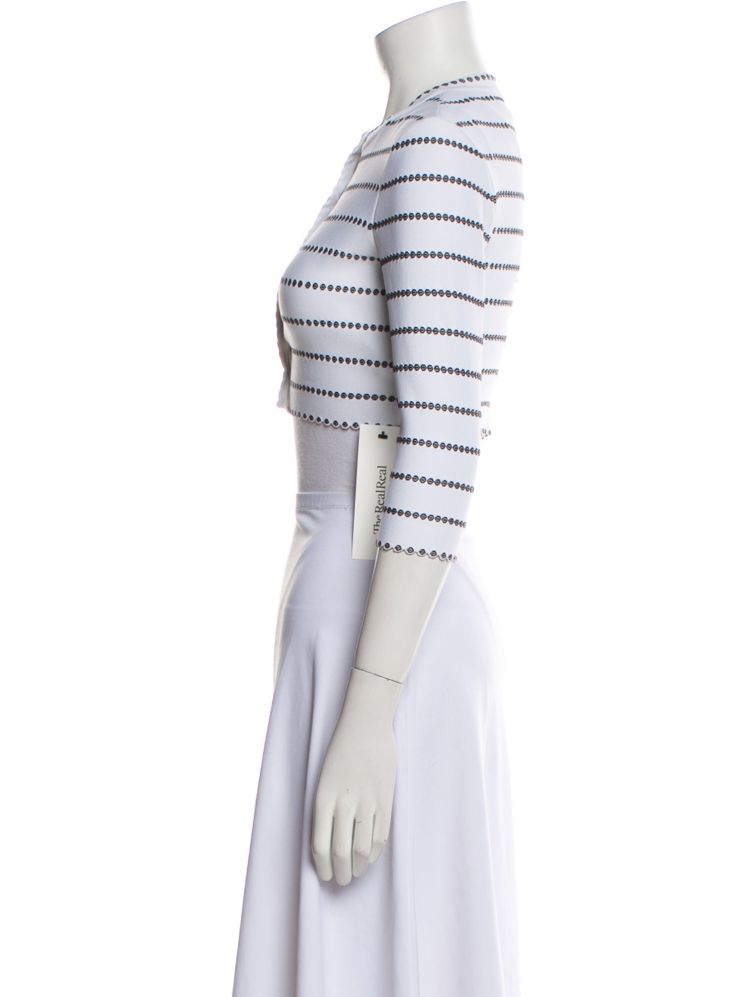 Alaïa Striped Bolero