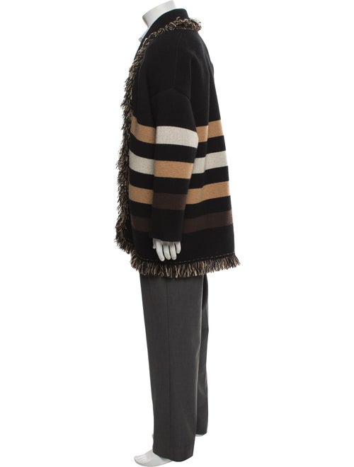 Alanui Striped Open Front Cardigan
